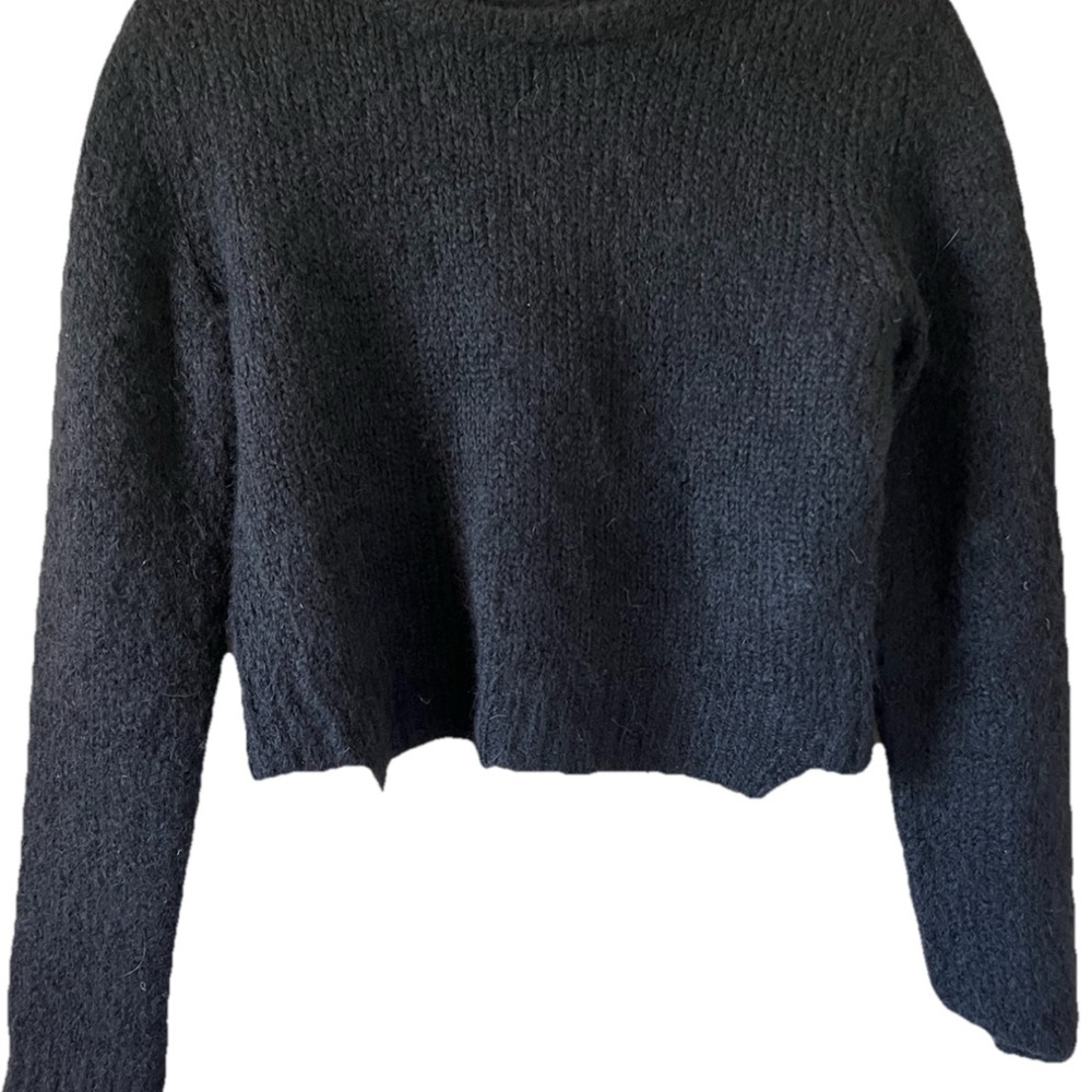 A.L.C. Sweater Womens Knit Crew Neck Long Sleeve Pullover Alpaca Merino Wool S